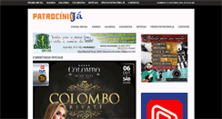 Desktop Screenshot of patrocinioja.com.br