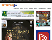 Tablet Screenshot of patrocinioja.com.br